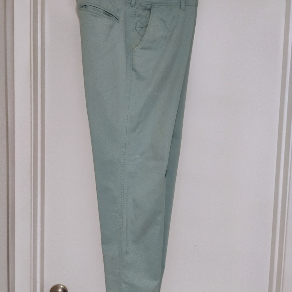 Light Sage Green Chinos with Straight Fit